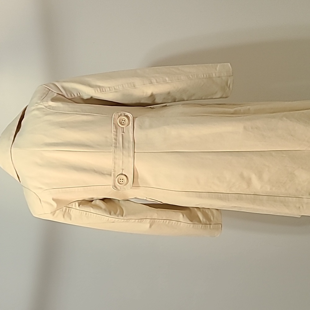 Nine West Trench Coat Big Buttons Pockets M/M New